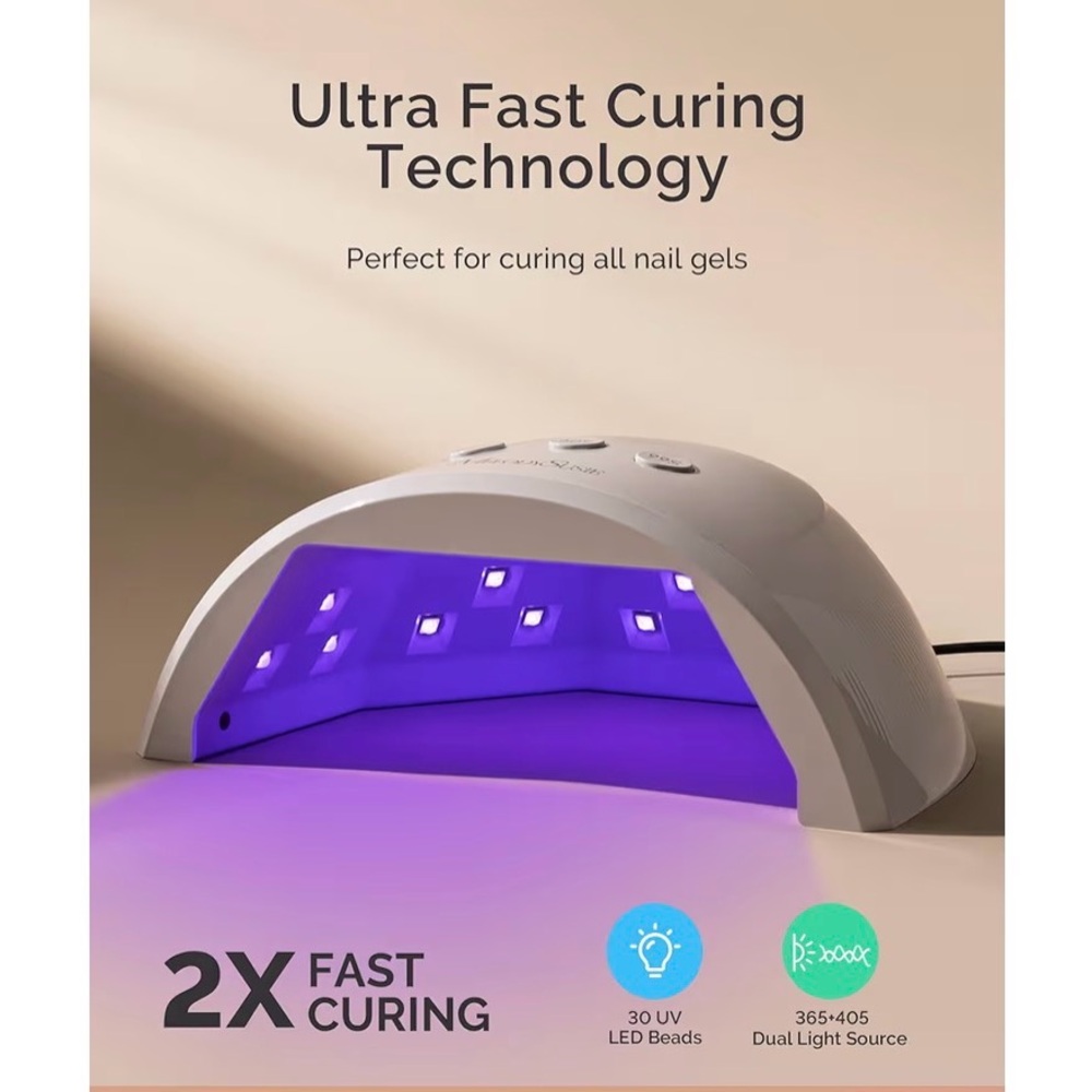 White UV Nail Lamp NIB
